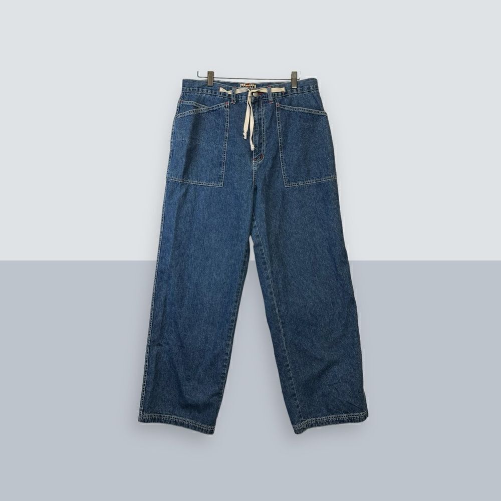 Forenza Womens baggy Jnco style wide leg Pockets Vintage Denim 16